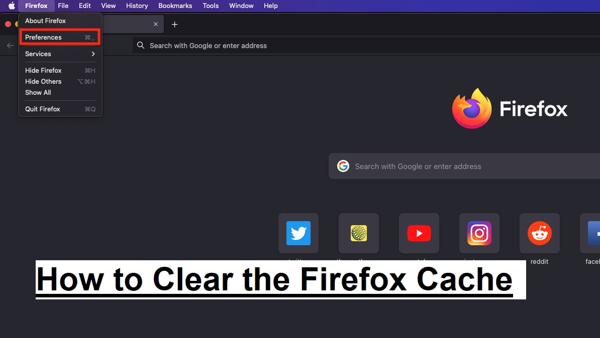 How to Clear the Firefox Cache