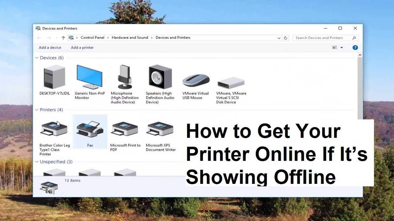 How to Get Your Printer Online If It’s Showing Offline