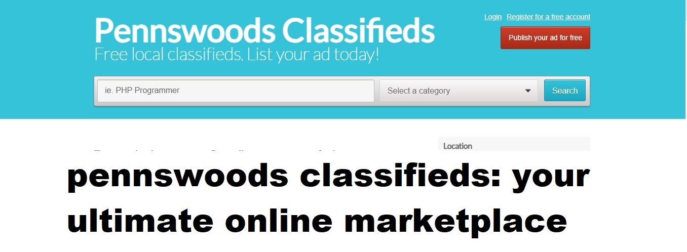 pennswoods classifieds: your ultimate online marketplace